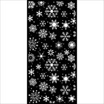 Stamperia 12x25cm Thick Stencil - Snowflakes