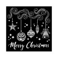 Stamperia 18x18cm Thick Stencil - Merry Christmas Bells