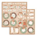 Stamperia 8x8 Mini Scrapbooking Pad - All Around Christmas