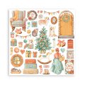 Stamperia 8x8 Mini Scrapbooking Pad - All Around Christmas