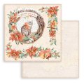 Stamperia 8x8 Mini Scrapbooking Pad - All Around Christmas