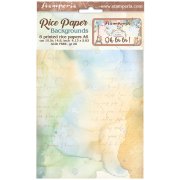 Stamperia Create Happiness Oh lá lá! 8pk Selection A6 Background Rice Papers