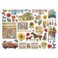 Stamperia Assorted Die Cuts - Sunflower Art