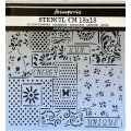 Stamperia 18x18cm Thick Stencil - Sunflower Art - Patchwork