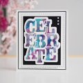 Sue Wilson Craft Die & Stamp Set - Big Bold Words - Celebrate