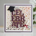 Sue Wilson Craft Die & Stamp Set - Big Bold Words - Celebrate