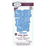 Sue Wilson Craft Die & Stamp Set - Big Bold Words - Surprise