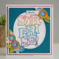 Sue Wilson Craft Die & Stamp Set - Big Bold Words - Surprise