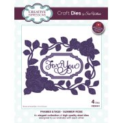 Frames & Tags Collection Craft Dies- Summer Rose