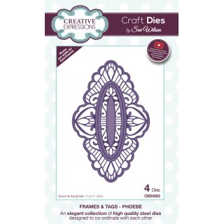 Sue Wilson Craft Die - Frames & Tags Collection - Phoebe