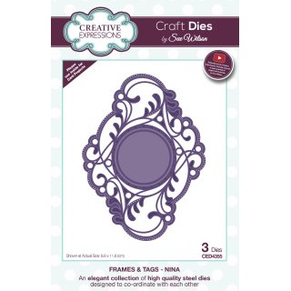 Sue Wilson Craft Die - Frames & Tags Collection - Nina