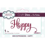 Sue Wilson Craft Die - Mini Expressions - Happy