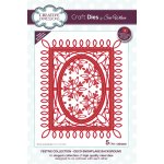 Sue Wilson Craft Die - Festive Collection - Deco Snowflake Background