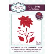 Sue Wilson Craft Die - Festive Collection - Poinsettia Stem