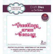 Sue Wilson Craft Die - Festive Collection - Greetings of the Season