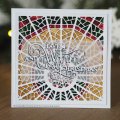 Sue Wilson Craft Die - Festive Collection - Mosaic Ray Background