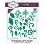 Sue Wilson Craft Die - Festive Collection - Pine and Holly Spray