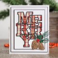 Sue Wilson Craft Die - Festive Collection - Pine and Holly Spray