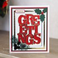 Sue Wilson Craft Die & Stamp Set - Big Bold Words - Greetings