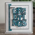 Sue Wilson Craft Die & Stamp Set - Big Bold Words - Greetings