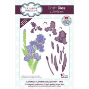 Sue Wilson Craft Die - Layered Flowers Collection - Iris