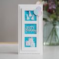 Sue Wilson Craft Die - Mini Expressions - Stacked Happy Birthday