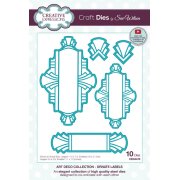 Sue Wilson Craft Die - Art Deco Collection - Ornate Labels