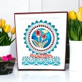 Sue Wilson Craft Die - Stained Glass Collection - Tulip Mosaic