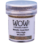 WOW! Embossing Powder - Metallic Gold Rich Ultra High 15ml