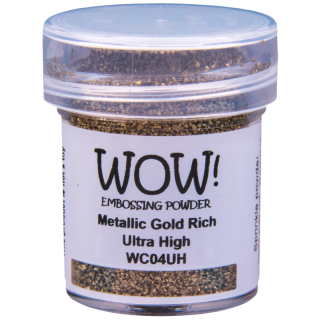 WOW! Embossing Powder - Metallic Gold Rich Ultra High 15ml