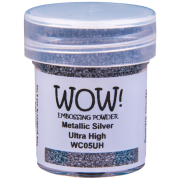 WOW! Embossing Powder - Metallic Silver Ultra High 15ml