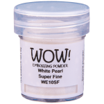 WOW! Embossing Powder - White Pearl Super Fine 15ml