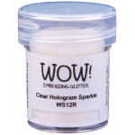 WOW! Embossing Powder - Clear Hologram Sparkle 15ml