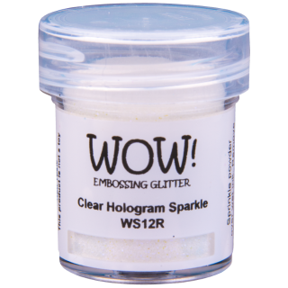 WOW! Embossing Powder - Clear Hologram Sparkle 15ml