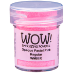 WOW! Embossing Powder - Opaque Pastel Pink 15ml