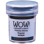 WOW! Embossing Powder - Primary Ebony Regular 15ml