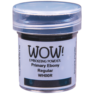 WOW! Embossing Powder - Primary Ebony Regular 15ml