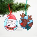 Woodware Clear Singles - Festive Fuzzies Mini Santa