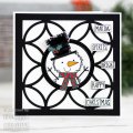 Woodware Clear Singles - Festive Fuzzies Mini Snowman