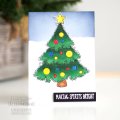 Woodware Clear Singles - Festive Fuzzies Christmas Tree