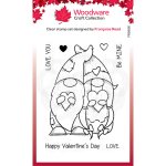 Woodware Clear Singles - Valentine Gnome