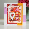 Woodware Clear Singles - Valentine Gnome