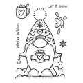 Woodware Clear Singles - Winter Gnome