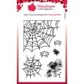 Woodware Clear Singles 3 x 4 Inch - Spider's Web