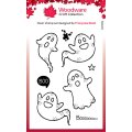 Woodware Clear Singles 3 x 4 Inch - Tiny Ghost