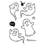 Woodware Clear Singles 3 x 4 Inch - Tiny Ghost