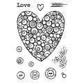 Woodware Clear Singles - Bubble Heart