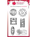 Woodware Clear Singles 3 x 4 inch - Mini Postmarks