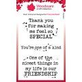 Woodware Clear Singles 3 x 4 inch - Kind Words