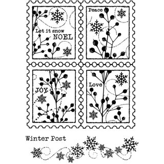 Woodware Clear Singles - Winter Postage